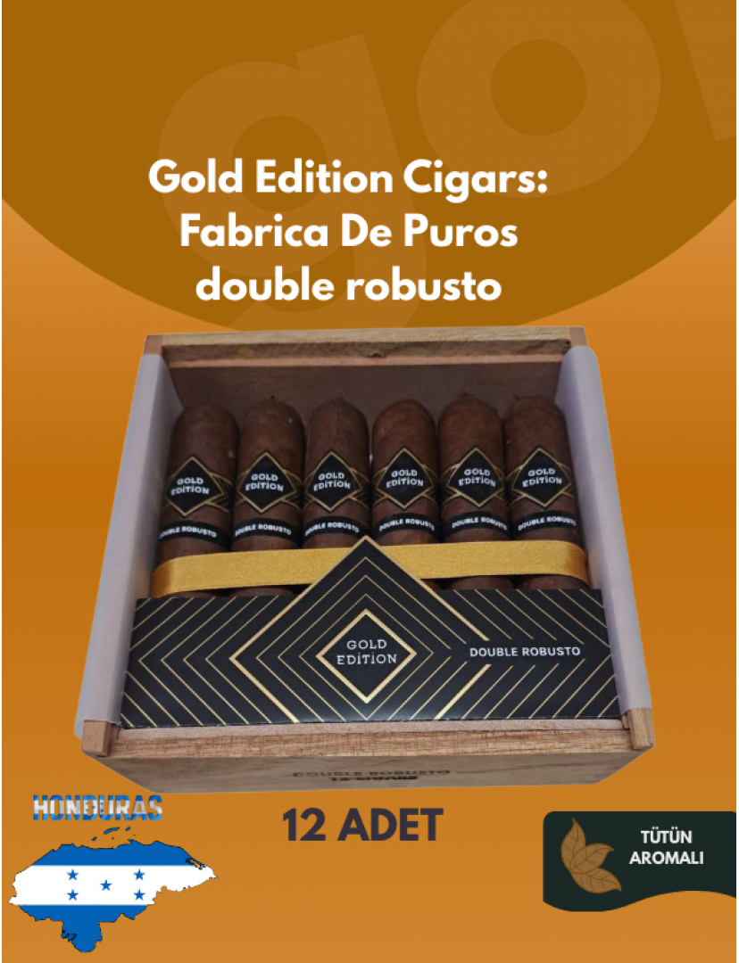Gold Edition Double Robusto Puro 12'li
