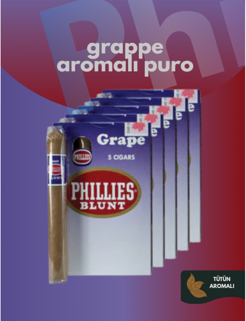 Phillies Blunt grappe Puro - üzüm aromalı