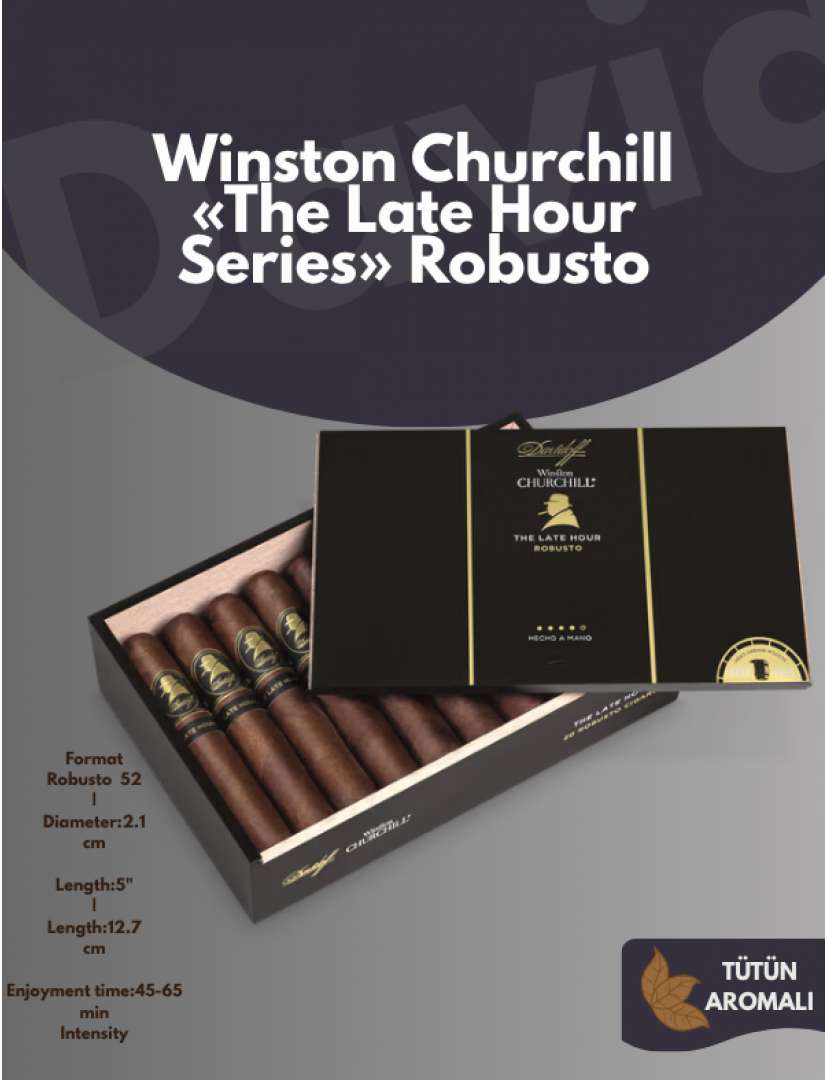 davidoff winston churchill-the late hour series robusto