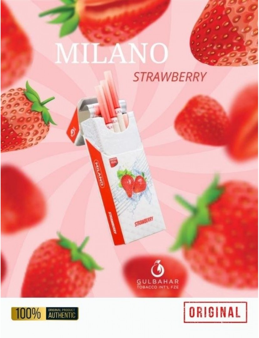 Milano strawberry-çilek aromalı-sigara