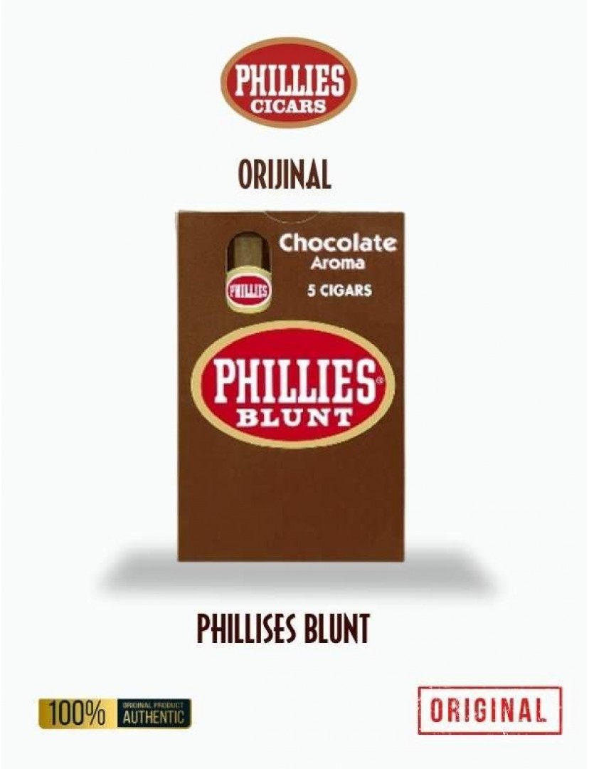 Phillies Blunt Chocolate Puro - Çikolata aromalı 5's-ABD