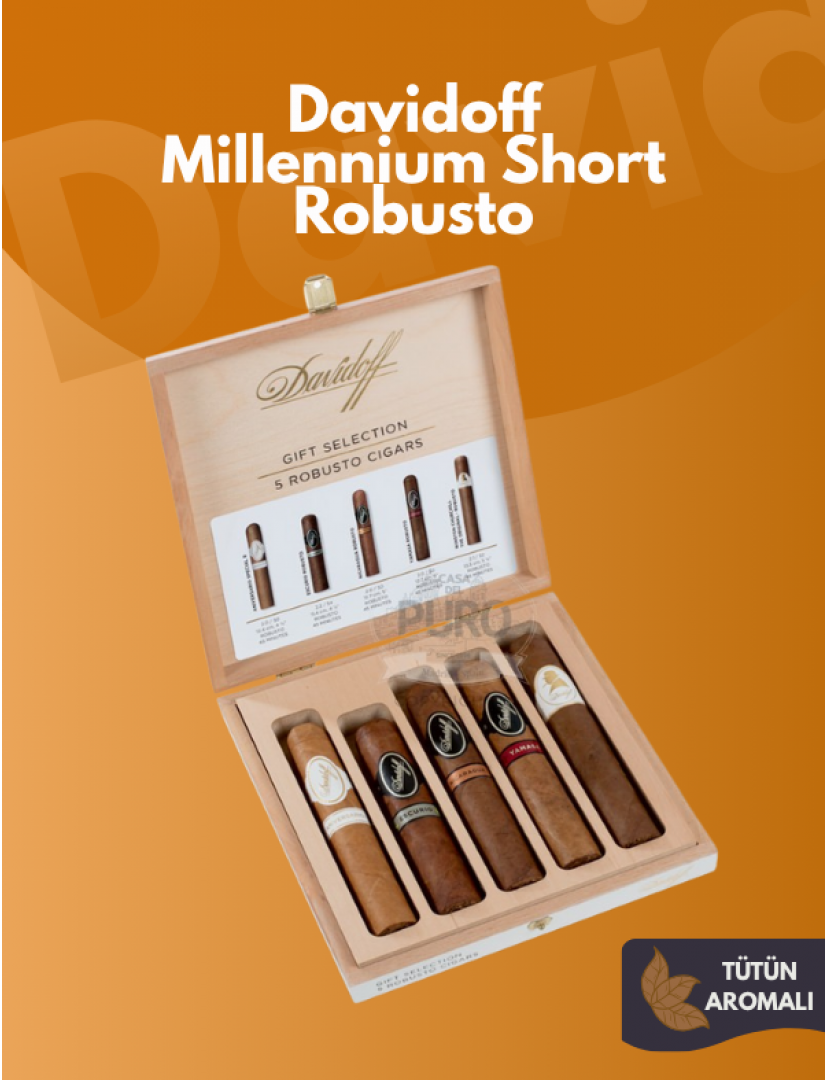 Cigars Davidoff Robusto Selection 5'S