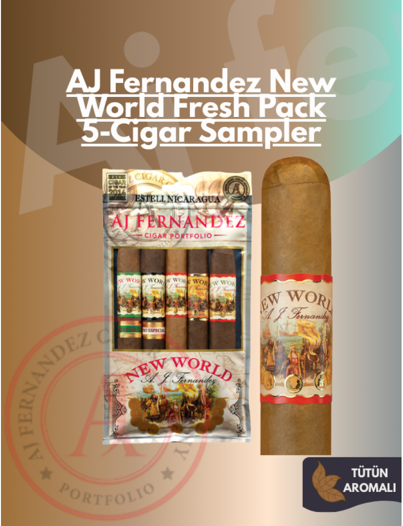 AJ Fernandez New World Fresh Pack 5-Cigar Sampler