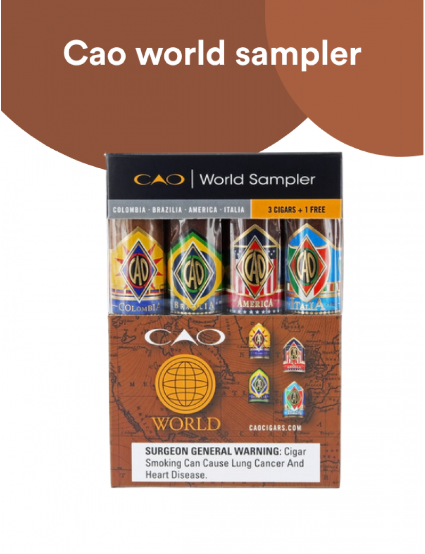 5 CAO World Sampler Robusto - Sampler Pack