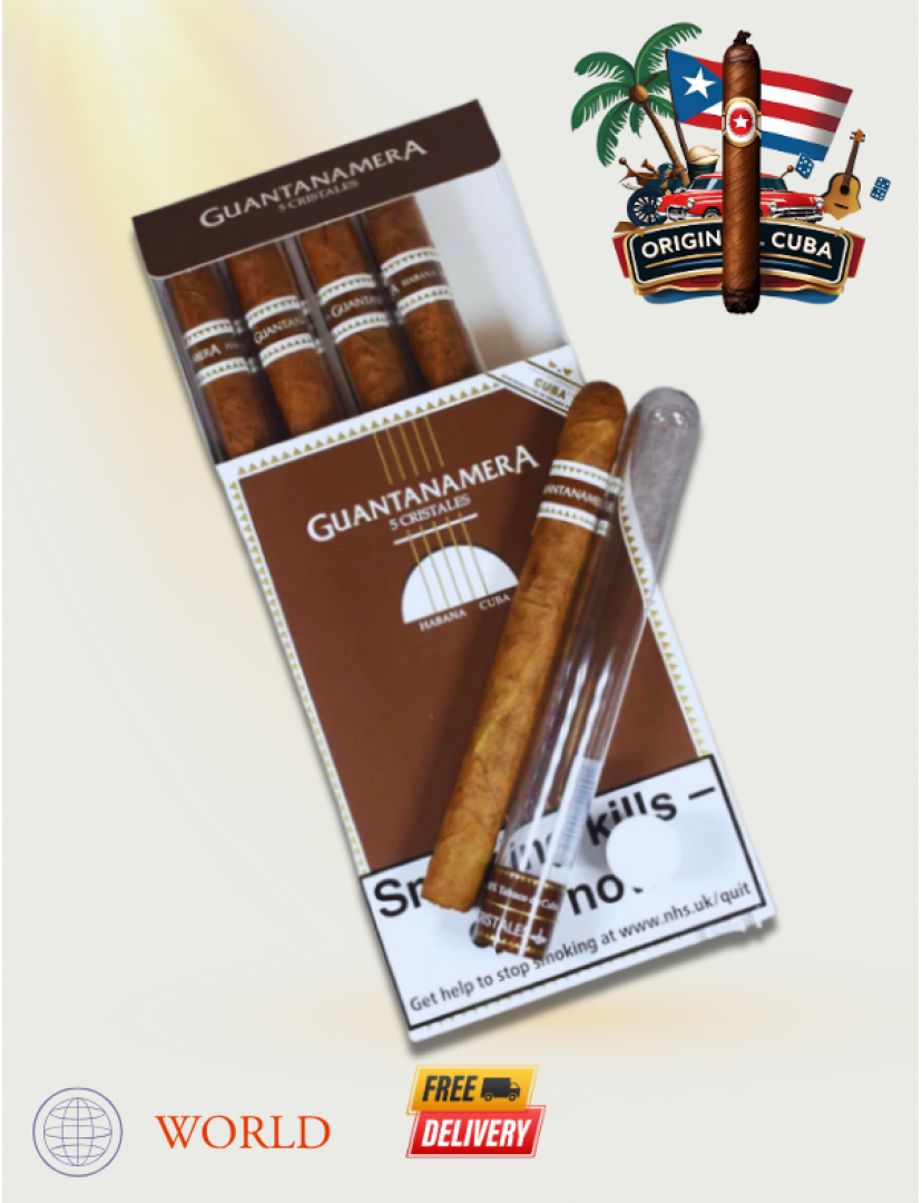 Guantanamera Cristales Cigar – Pack of 5 Tubos