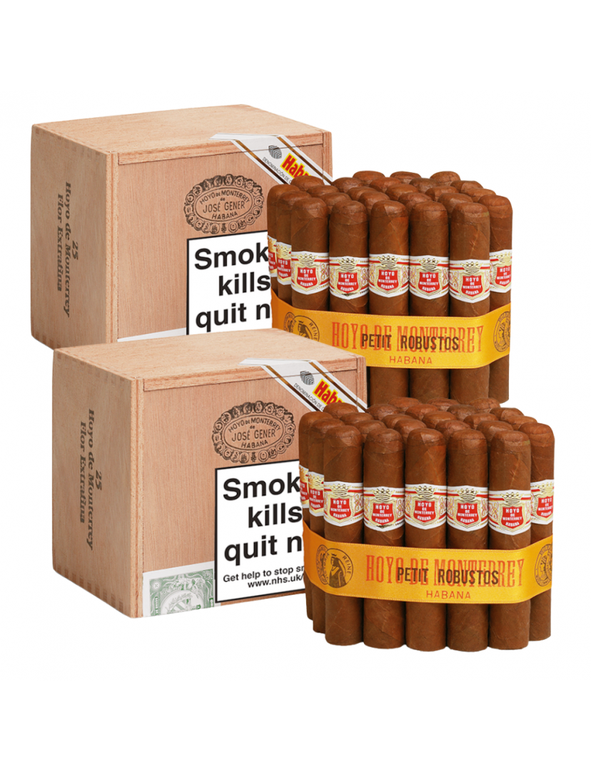 Hoyo De Monterrey | Flor Extrafina - Petit Robustos Cuba Puro