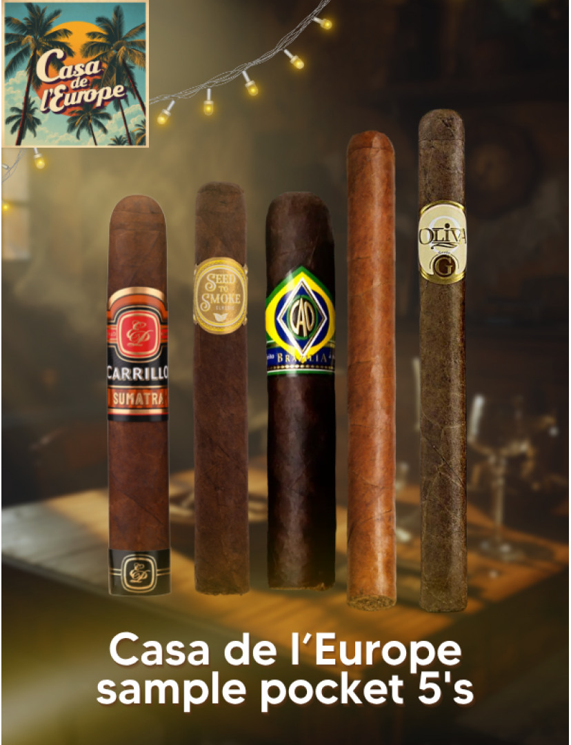 Aficionado Discovery Box  sample pocket 5's