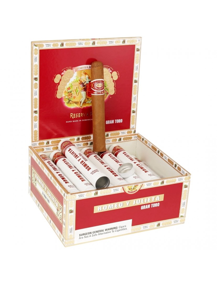 Romeo Y Julieta Reserva Real Gran Toro Tubo 6" * 54