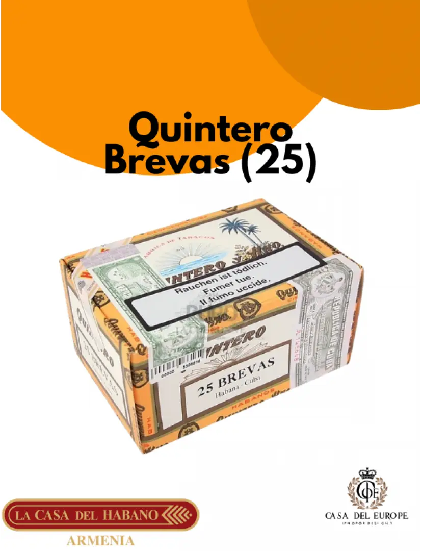 Quintero Brevas 25’li – Orijinal Küba Corona Puro